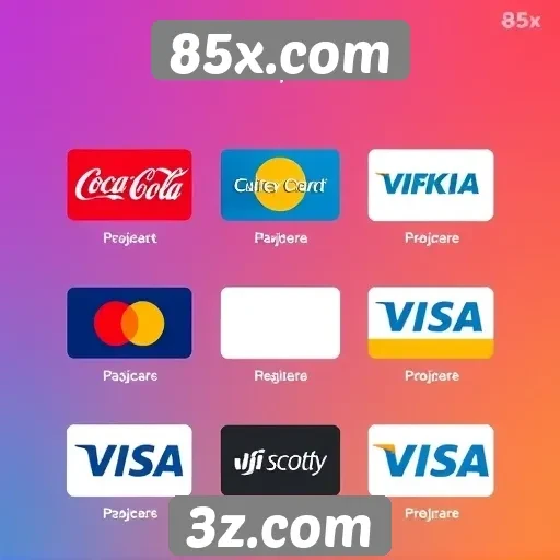 Métodos de pagamento aceitos em 85x.com